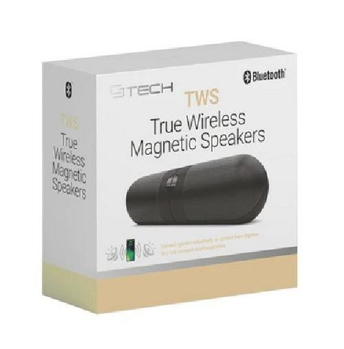 CJ Tech TWS True Wireless 3-watt Magnetic Bluetooth Speakers - Black in Speakers - Image 2