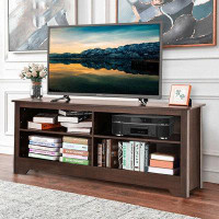 Red Barrel Studio Contemporary TV Stand For Up To 60-Inch TV In Espresso Finish