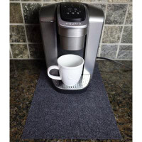 Drymate Coffee Maker Mat, Protects and Decorates Countertops - Absorbent, Waterproof, Machine Washable