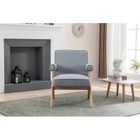 George Oliver Mid-Century Modern Accent Chair, For Living Room Bedroom Studio Chair