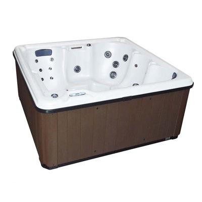 Cyanna Valley Spas Cyanna Valley Spas Supreme X 6-Person 31-Jet Square Hot tub with Ozonator in Hot Tubs & Pools