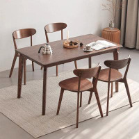 Corrigan Studio All Solid Wood Dining Table And Chair Combination Oak Black Walnut Dining Table Modern Simple Dining Roo