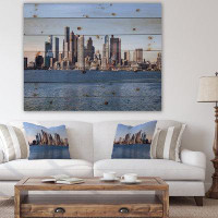 Made in Canada - East Urban Home Cityscape 'Boston Skyline Panorama' Photograph