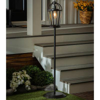 Evergreen Enterprises, Inc 60" 3 in 1 Solar LED Outdoor Edison Floor and Hanging Lamp