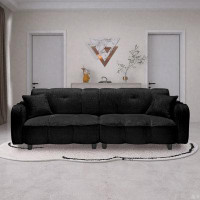 Latitude Run® Modern 96.06''large 3-seat Teddy Sectional Sofa Couch