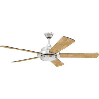 Latitude Run® 52" 5 - Blade LED Standard Ceiling Fan with Remote Control and Light Kit Included
