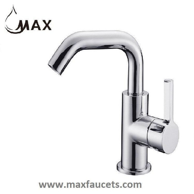 Swivel Side Handle Bathroom Faucet In Chrome Finish in Plumbing, Sinks, Toilets & Showers