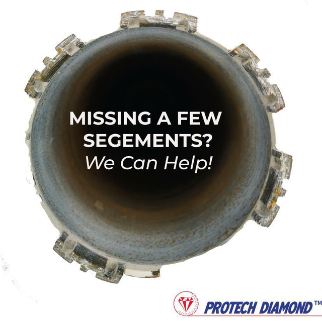Burnt Blade? Broken Core Bit? Wobbly Blade Lost Tension? ProTech Diamond ™ Tool Re Tip Service Can help! in Other in Nova Scotia - Image 3