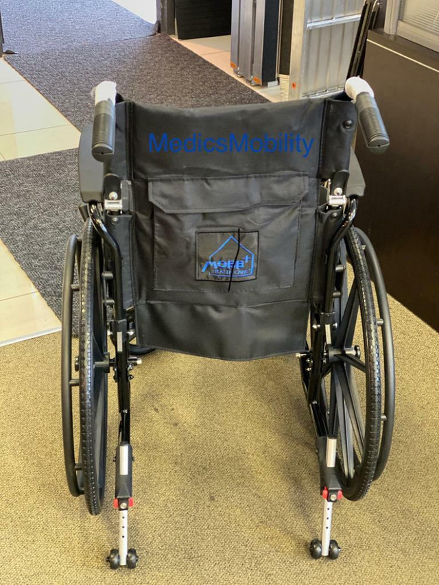 Aluminum Wheelchair by Mobb Health Care MOBBHHC Light Weight  MHALWC18 in Health & Special Needs in Ontario - Image 4