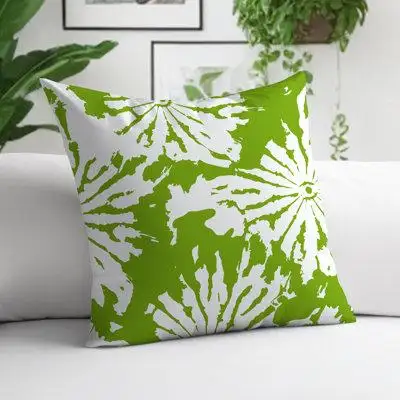 ULLI HOME Cecil Floral Indoor/Outdoor Square Pillow