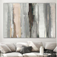Clicart Neutral Splendid Sky Abstract by Lanie Loreth - Wrapped Canvas Painting Print