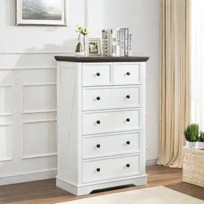 Disney Farmhouse Dresser With 6 Drawers And Metal Handles