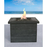 Wildon Home® Conesus Fibre Reinforced Concrete Propane/Natural Gas Fire Pit Table