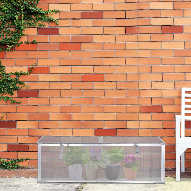 greenhouse 39''x23.5''x17.25'' Transparent in Patio & Garden Furniture