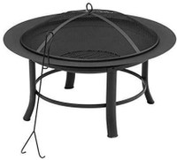NEW OUTDOOR FIREPIT 28 IN WOOD BURNING PATIO FIREPIT XY0615