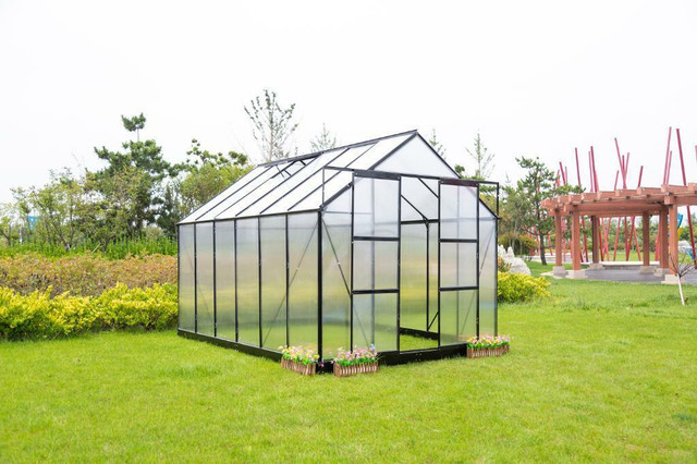 NEW 16.5 FT X 8.35 FT POLYCARBONATE GREENHOUSE GH1686 in Other in Winnipeg - Image 4