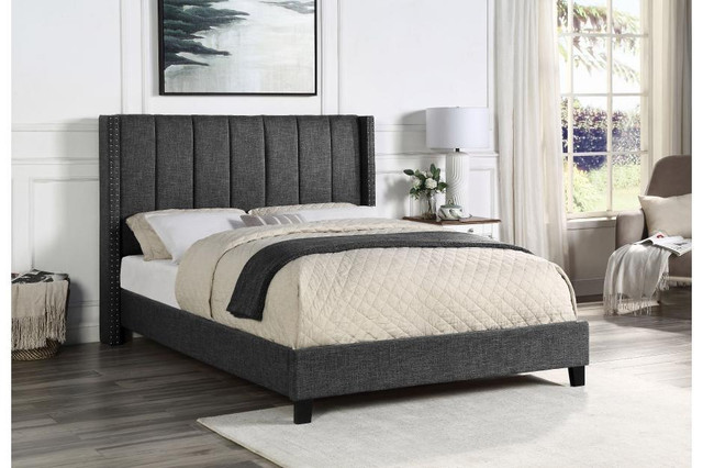 Queen Bed in Beige color on Sale !! in Beds & Mattresses in Chatham-Kent - Image 4