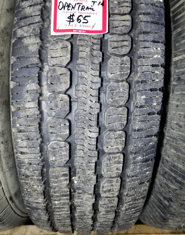 P 245/70/ R16 BF GOODRICH  OPEN TRAIL T/A M/S Used All Season Tire - 75% TREAD LEFT $65 for THE TIRE / 1 TIRE ONLY !! in Tires & Rims in Edmonton Area - Image 2