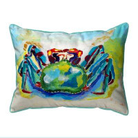 Highland Dunes King Crab Large Indoor/Outdoor Pillow 16X20