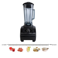 3 Speed Pro Commercial Fruit Smoothie Blender Juice Mixer Ice Crusher 2200W 110V Black 025060