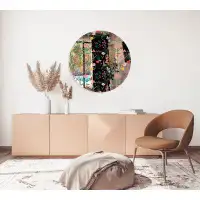 UniQstiQ Cercles sombres en acrylique sur fond miroir