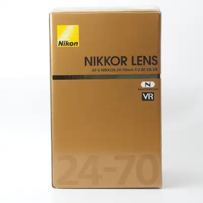 Nikon AF-S Nikkor 24-70mm f2.8E ED VR in excellent condition. Comes with the original box, hood and...