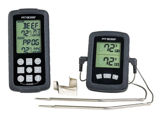 Pit Boss® Wireless Digital Meat Thermometer ( Batteries Included ) in BBQs & Outdoor Cooking