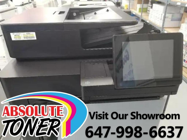 HP LaserJet Enterprise MFP M630z Monochrome B/W Multifunction Laser Printer Copier Scanner, LCD Touch Screen For Office in Printers, Scanners & Fax - Image 2