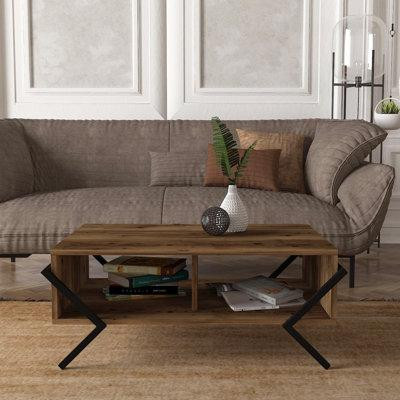 East Urban Home Table basse avec rangement Lende in Coffee Tables in Québec