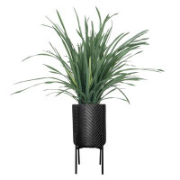 Vintage Home 53"H Vintage Real Touch Lemon Grass , Indoor/ Outdoor, In  Rounded Pot With Rope Basket ( 30X30x36"H )