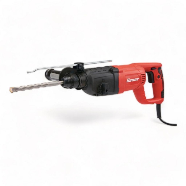 HOC HK1 BAUER 1 INCH SDS PLUS TYPE VARIABLE SPEED ROTARY HAMMER KIT + 90 DAY WARRANTY + FREE SHIPPING in Power Tools