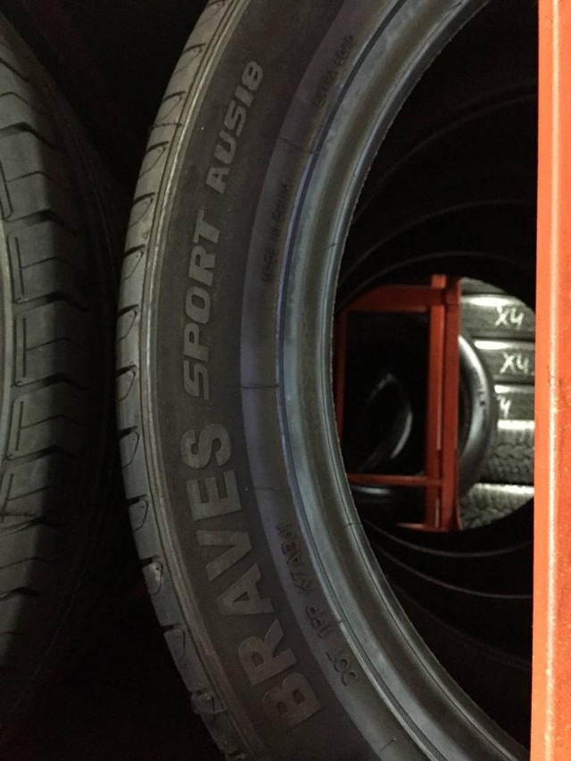 20 inch SET OF 4 SUMMER BRAND NEW STICKER TIRES GOFORM BRAVES SPORT AU518 255/45ZR20 105W XL in Tires & Rims - Image 3