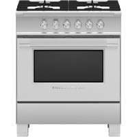 Fisher & Paykel 30-inch Freestanding Gas Range with AeroTech™ Technology OR30SCG4X1SP - Main > Fisher & Paykel 30-inch F