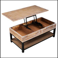 Williston Forge Lift Top Coffee Table With Inner Storage Space And Shelf 979A66F822D1430DB3C9B7D34AB9F9BA