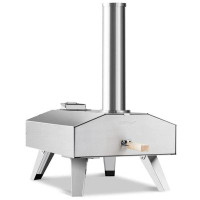 Shimano Portable Stainless Steel Outdoor Pizza Oven With 12 Inch Pizza Stone
