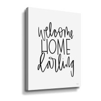 Trinx Welcome Home Darling Gallery Wrapped