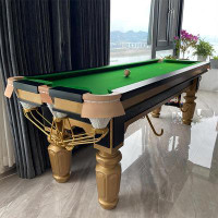 Recon Furniture 96.46" Professional-grade Slate+Solid Wood Practise Billiards Table
