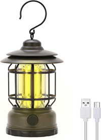 NEW RECHARGEABLE USB PORTABLE CAMPING LANTERN 311832