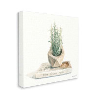 Latitude Run® Modest Herb Planter Book by Danhui Nai - Wrapped Canvas Painting