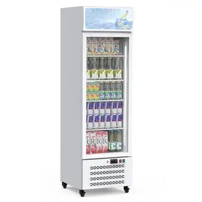Easy to MoveCommercial Display RefrigeratorAdjustable Shelves