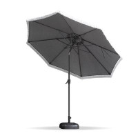Latitude Run® Latecia 108'' Beach Umbrella with Rotational Counter Weights Included