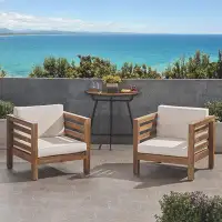 Breakwater Bay Outdoor Club Patio Chair with Cushions