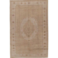 Lavender Oriental Carpets Vintage Turkish Oushak Rug Circa 1940, 7'3 X 10'9