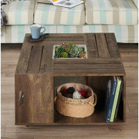 Union Rustic Cathleen Coffee Table with Storage