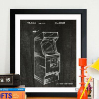 Oliver Gal Game Cabinet 1978 - Picture Frame Graphic Art Print on Paper