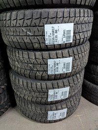 P235/65R17  235/65/17  BRIDGESTONE BLIZZAK WS-80 (winter tires) TAG # 16381