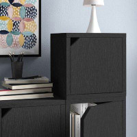 Ebern Designs Bolan Eco 12.6" H x 13.4" W Cube Bookcase