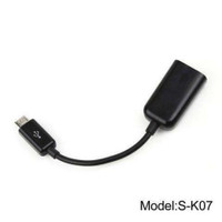 Micro USB Port OTG Cable Connect Kit Adapter For Samsung and Other Mobile Phone or Devices - Black