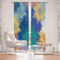 East Urban Home Lined Window Curtains 2-panel Set for Window Size by Pam Amos - Summer Breeze