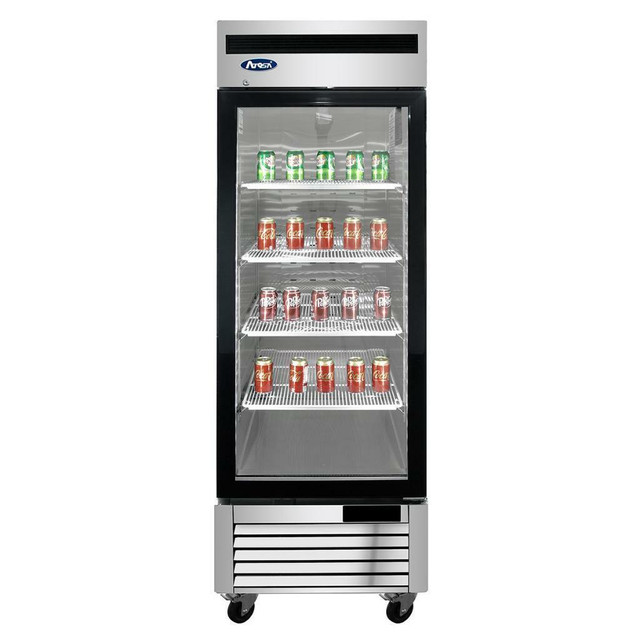 Atosa MCF8705GR 27 Inch Glass Door Refrigerator – One Section – Stainless Steel Exterior in Other Business & Industrial in Ontario